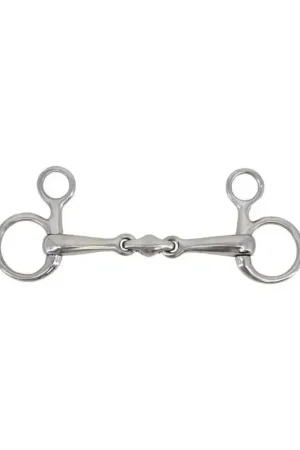 Mors Baucher double brisure 14mm Stationata Meilleur Choix
