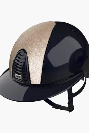 Retour Gratuit CASQUE CROMO 2.0 POLISH BLEU/FACE AVANT EN TISSU STAR ROSE VISIERE POLO | KEP