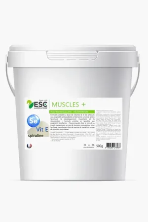Vente Flash MUSCLE+ 500 G | ESC