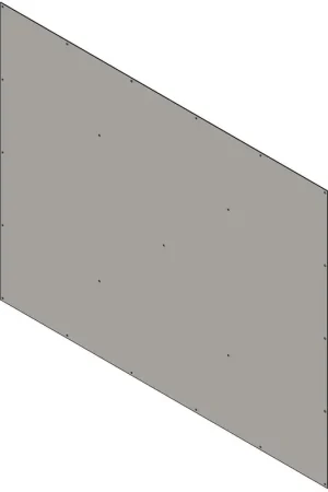Doublage intérieur de façade de box Long. 3 m Expédié Aujourd'hui