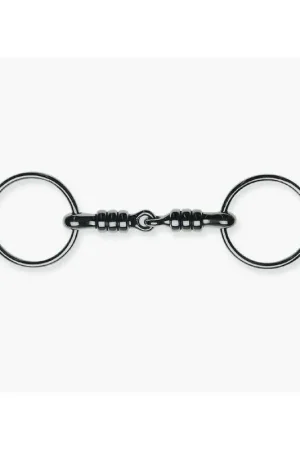 Prix Choc Metalab Filet 2 anneaux en inox à rouleaux, canon plein