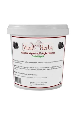 Solde Vital Herbs Charbon végétal actif / Argile blanche