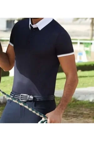 Cavalleria Toscana CT Polo 3 Stripe Homme Commande En Gros