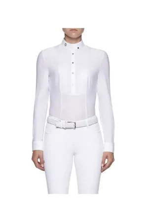 Cavalleria Toscana CT Chemisier L/Manches Femme Offre Exclusive