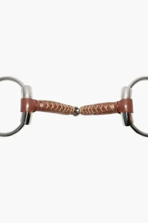 Bon Marché Metalab Filet 2 anneaux fin, gainé cuir