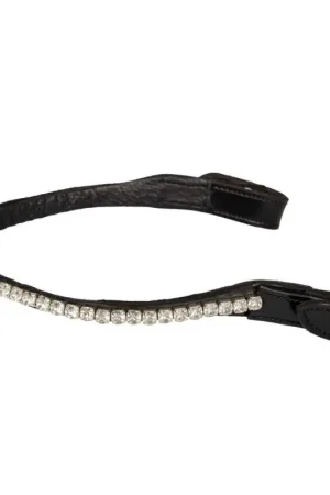 Acavallo Frontal en Cuir de Veau et Crystals Ronds Produit De Marque