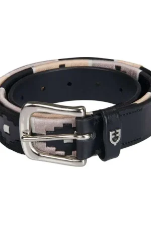 Bon Plan Equestro Ceinture en cuir avec motif sud-ouest