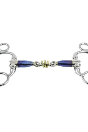 Prix Bas Trust Equestrian Trust Sweet Iron 2,5 eggbutt brassring 16mm