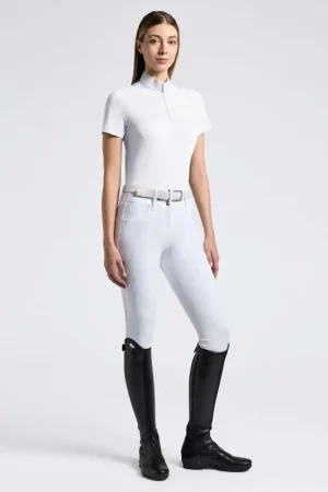 Cavalleria Toscana CT Polo Concours Perforated Jersey - ETE25 Soldes