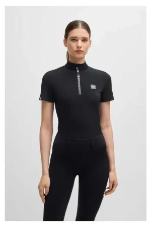Boss Equestrian T-shirt Femme BOSS Maira Stripes - Été 25 Nouveauté