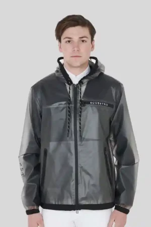 Equestro Imperméable Homme Transparent Equestro Petit Prix