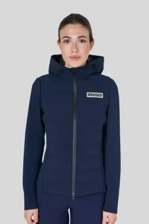 Equestro Veste à capuche femme Equestro en tissu technique Dernier Modèle