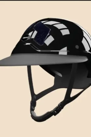 Flex-on Edition Limitée Casque Armet Flex-on Star Noir Grilles Bleu Marine Nouvelle Collection