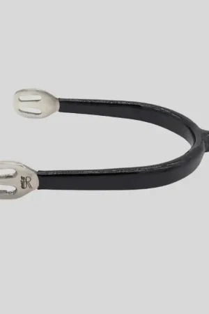 Commande En Gros AJR Sport Éperons à Bout Rond avec Grip en Caoutchouc