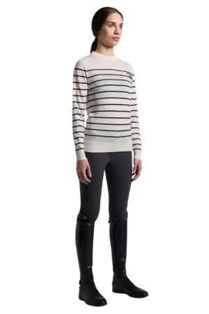 Cavalleria Toscana Pull Crew Neck Stripe Jacquard Merinos CT Bon Marché
