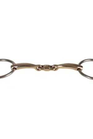 Marque Velari Mors à Anneaux Double Brisure en Cuivre 14mm
