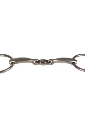 Offre Du Jour Velari Mors à Anneaux Double Brisure Acier Inoxydable 14mm