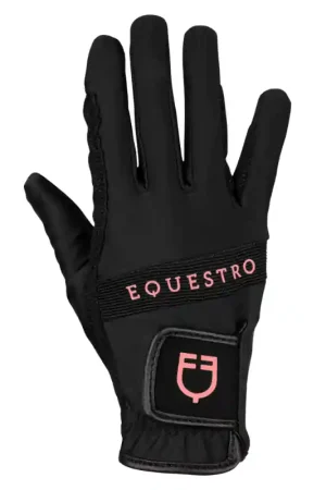 Equestro Gants Tissu Technique Soldes