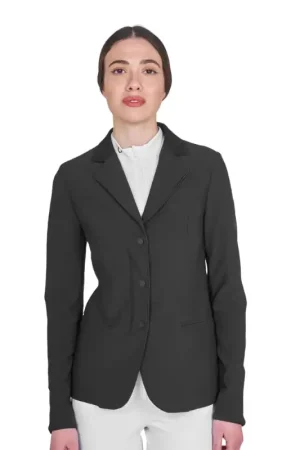Retour Gratuit Equestro Veste Compétition Zip & Boutons