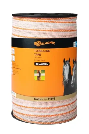 Achat Immédiat Gallagher Ruban TurboLine 40 mm (blanc, 200 m)