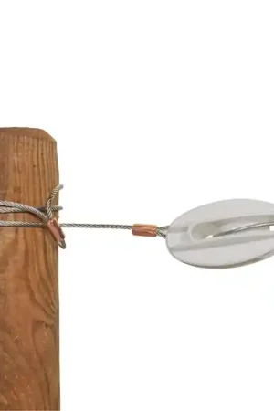 Jusqu'à Épuisement Des Stocks Gallagher Kit isolateur de coin renforcé avec câble inox – blanc (5 pcs)