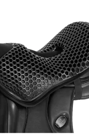 Acavallo Housse de selle dressage gel-out hexagonal Ortho-pubis Dri-lex 20mm Expédié Aujourd'hui
