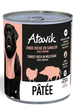 PÂTÉE DINDE/SANGLIER (CHIEN) Prix Réduit