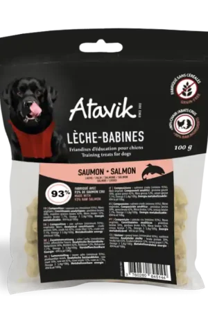 LÈCHE BABINES SAUMON - CHIENS Nouveauté