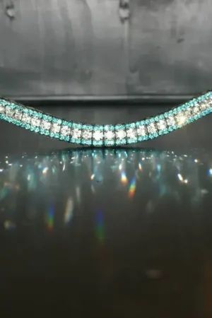Frontal strass blanc et turquoise WW Achetez Aujourd'hui