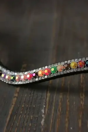 Vente Directe Frontal strass multicolores