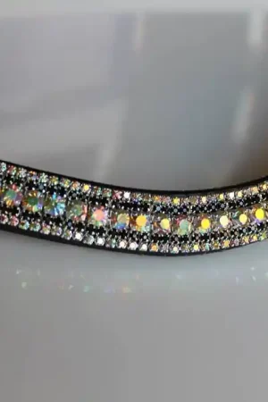 Frontal strass blancs et noirs Offre Exclusive