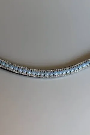 Commande En Gros Frontal strass ciel opaque