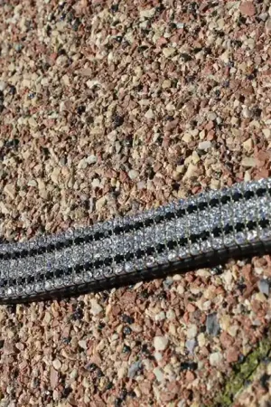 Acheter Direct Frontal strass argent et noir