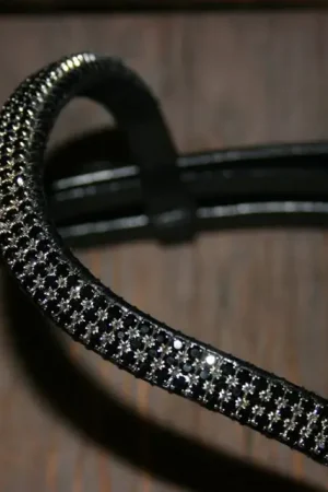 Remise Frontal strass noirs