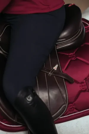 Tapis de selle Bordeaux - Equestrian Stockholm Top Vente