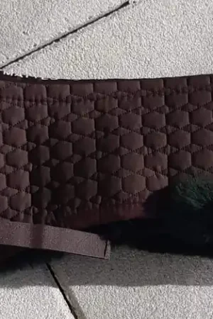 Remise Amortisseur de selle Chocolat mouton vert sapin - MATTES