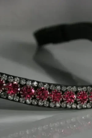 Solde Frontal strass argent et rose