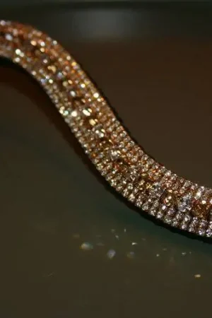 Frontal strass argent et or Prix Promo
