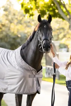 Livraison Express Couverture Séchante/Anti-Mouches Equestrian Stockholm - Crystal Grey