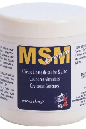 Réduction Crème de soin MSM - REKOR