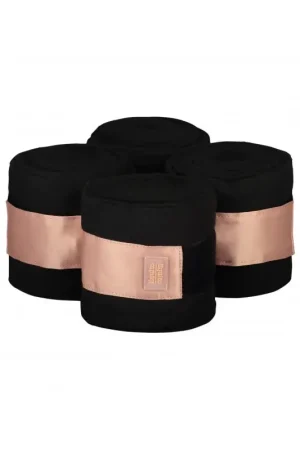 Bandes de polo Black/Peach - Equito Jusqu'à Épuisement Des Stocks
