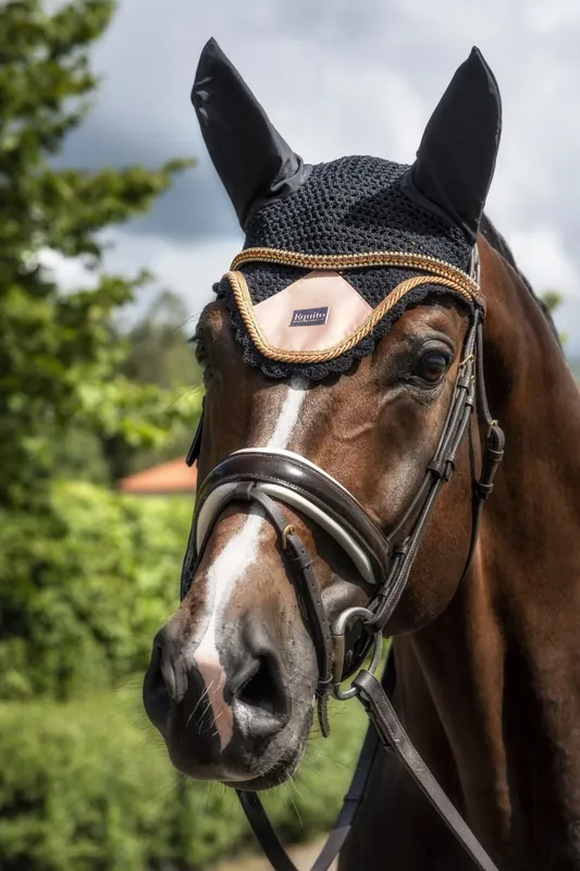 Achetez Aujourd'hui Bonnet anti-mouches Equito - Black/Peach