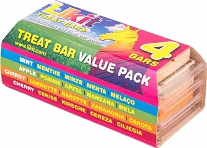 Haute Qualité Friandises Treat Bar Pack de 4 - Likit