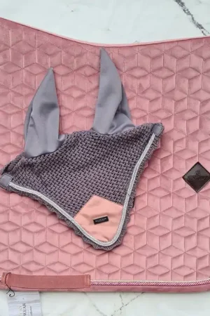 Prix Choc Tapis MIXTE Velvet Kentucky et bonnet Equestrian Stockholm - VIEUX ROSE