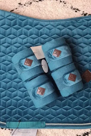Nouveauté Tapis MIXTE Velvet et bandes Kentucky - EMERAUDE