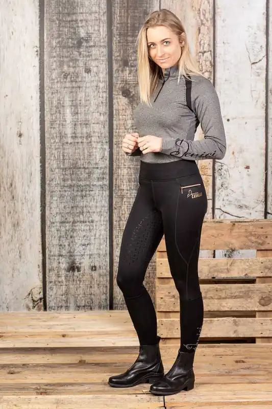 Nouvel Arrivage Pantalon Equitights Denici Cavalli Rosegold Full Grip - Harry's Horse