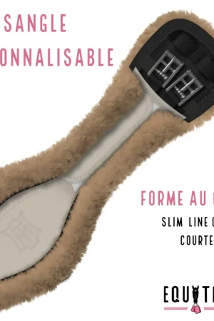 PERSONNALISABLE Sangle SLIM-LINE (cuir) courte - MATTES Paiement Sécurisé