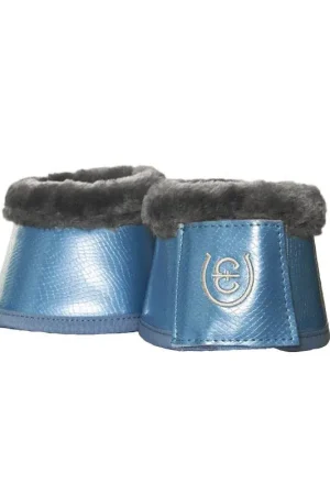 Cloches avec faux mouton Equestrian Stockholm - Parisian Blue Nouvel Arrivage