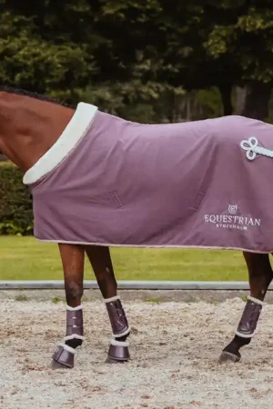 Couverture Polaire Col Mouton Equestrian Stockholm - Orchid Bloom Dernier Modèle