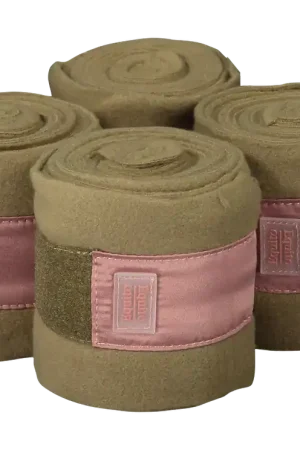 Bandes de polo Olive Blush - Equito Pas Cher
